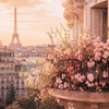 Pink Paris Balcony