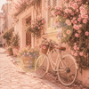 Vintage Bicycle with Flowers