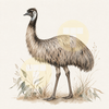 Emu Silhouette