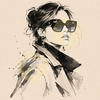Chic Sunglasses Portrait