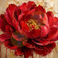 Crimson Peony