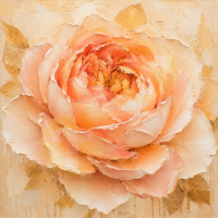 Peach Garden Rose