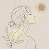 Boho Line Art Woman