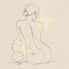 Minimalist Female Figure Line Art