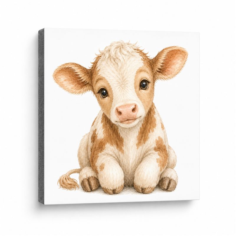 Baby Animals foam tile — illustrated baby animal on lightweight foam backing