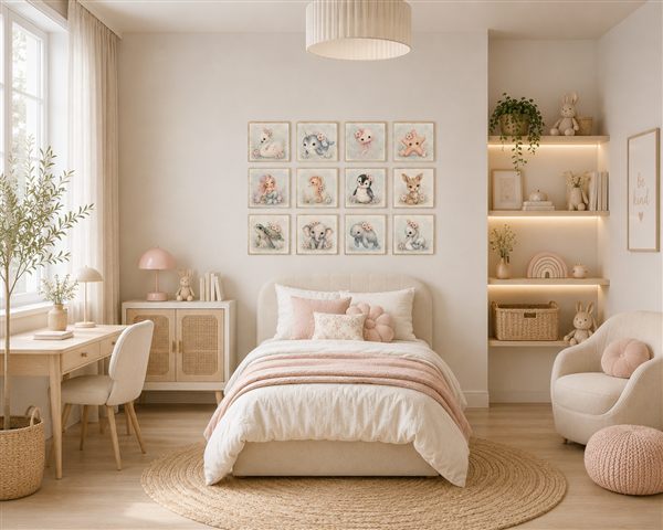 Luxury Nursery ready-to-print tile collection